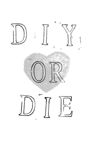 zine cover: DIY or DIE